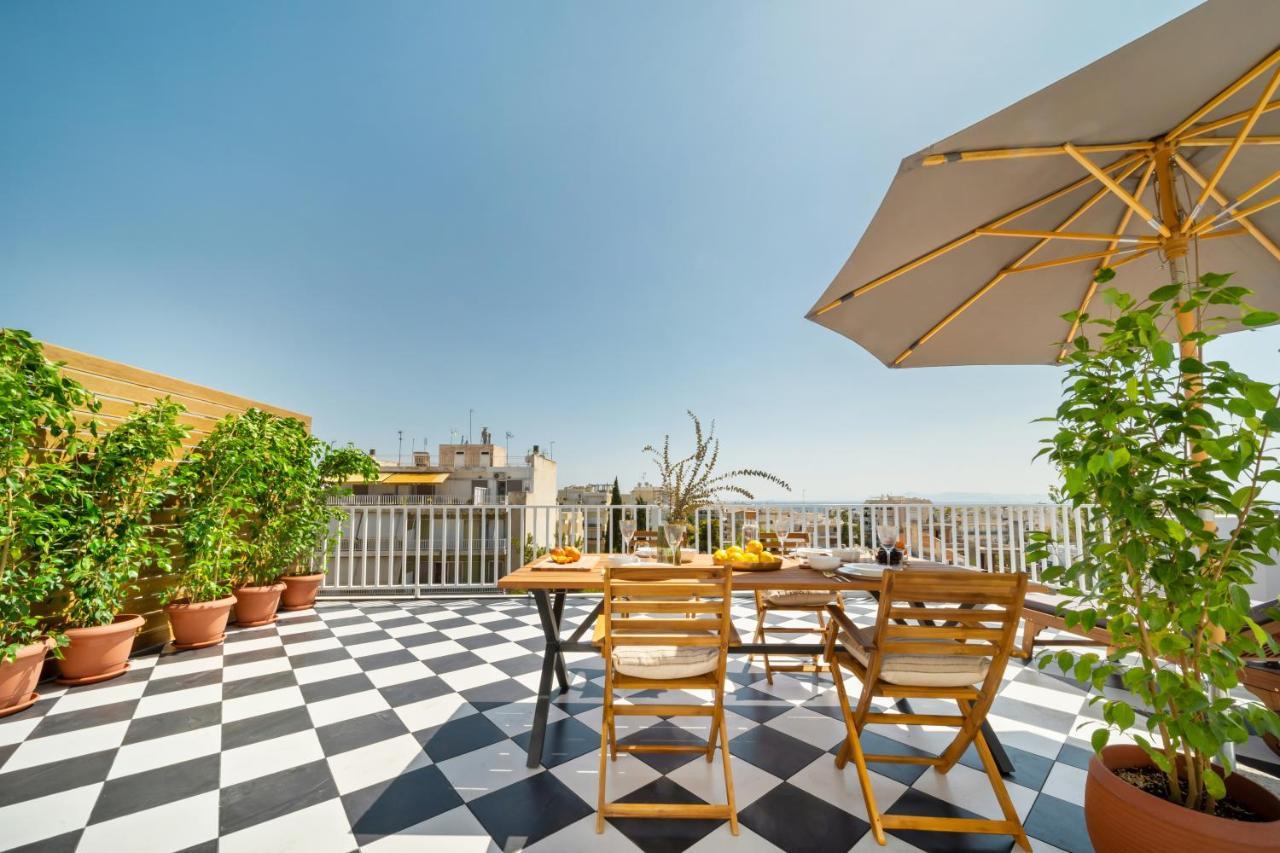 Luxurious Apartment With Big Sea View Terrace - Central Location Athens Luaran gambar